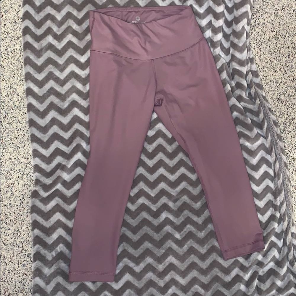Purple athletic leggings
